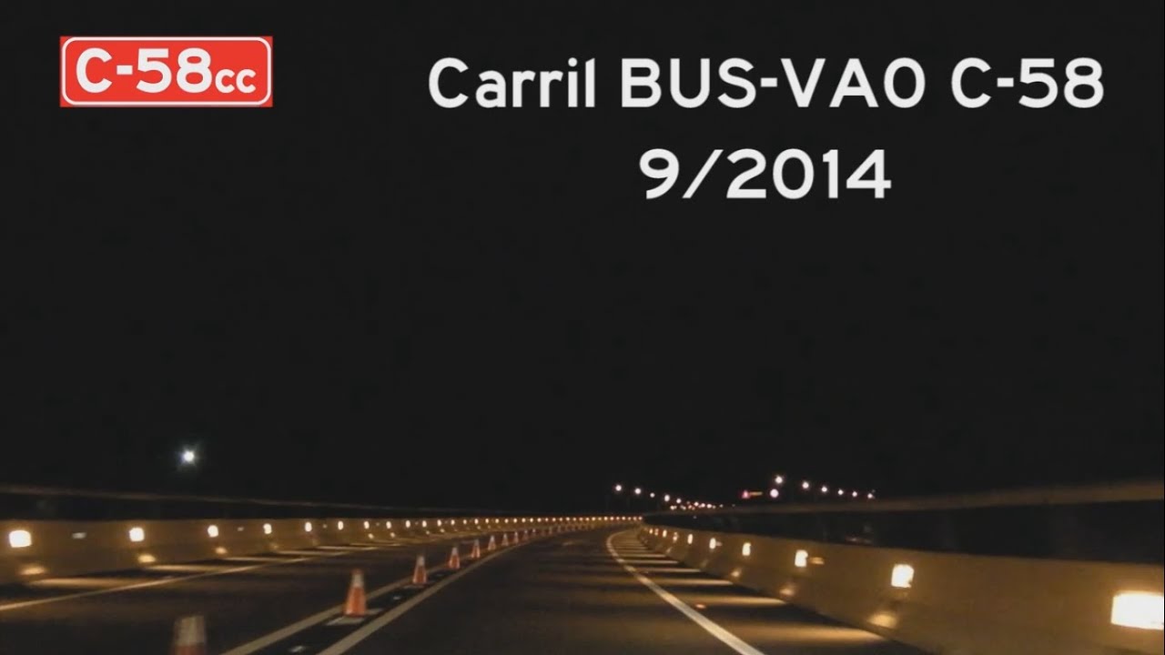 [E] Carril BUS-VAO C-58, 9/2014