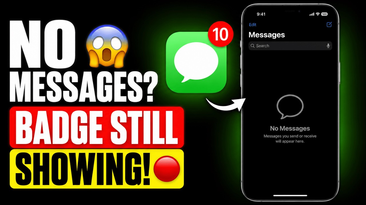 No Unread Messages But Badge Notification Has Number iPhone- FIXED
