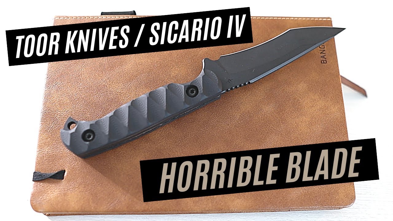 Обзор Toor Knives Sicario 4 (худший полукастомный клинок, который я когда-либо держал в руках)