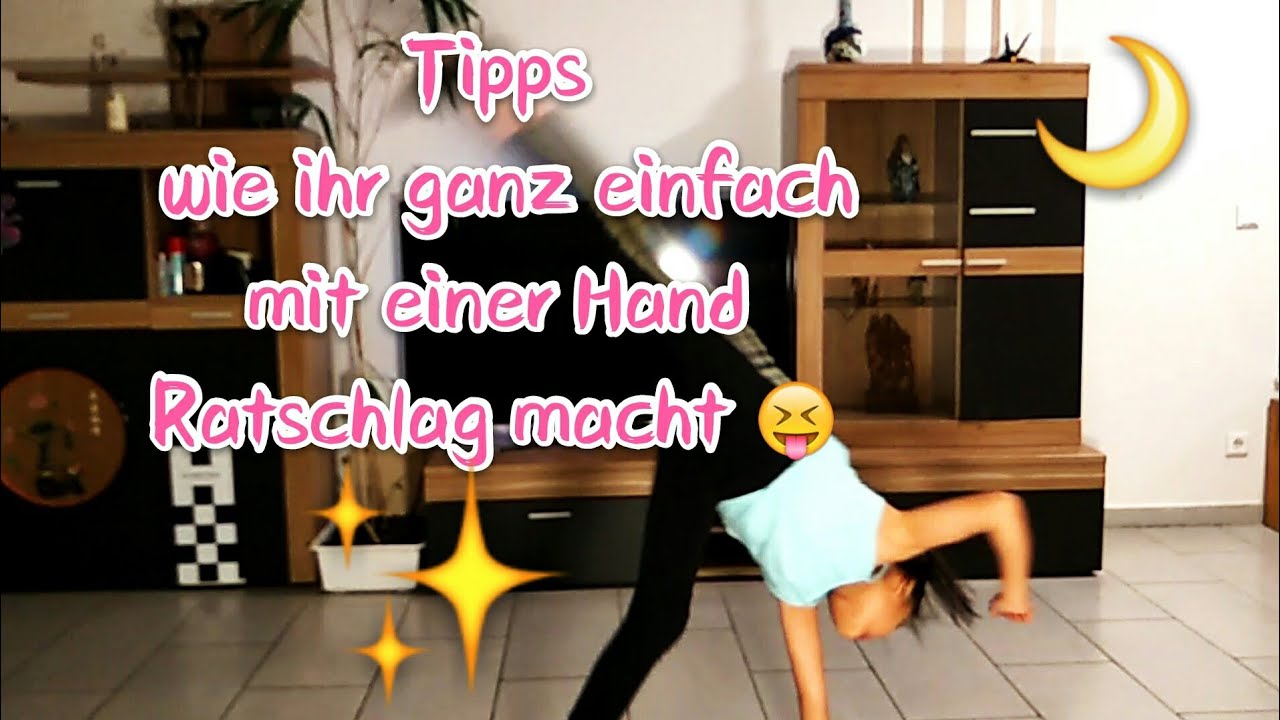 Tipps wie ihr ganz einfach mit einer Hand Ratschlag macht 😝