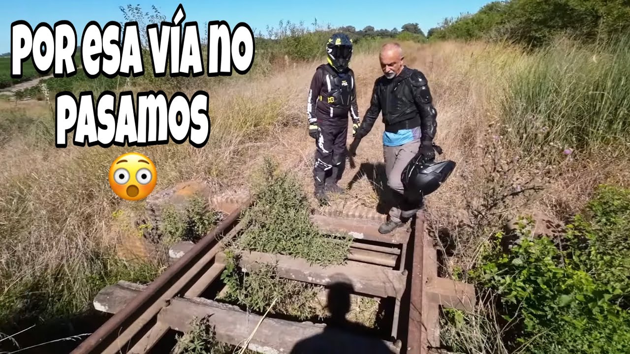 DE CAÑUELAS A CARLOS BEGUERIE EN MOTO  (ALMACÉN DE CAMPO LA YUNTA) CAMINOS RURALES, RIO SALADO