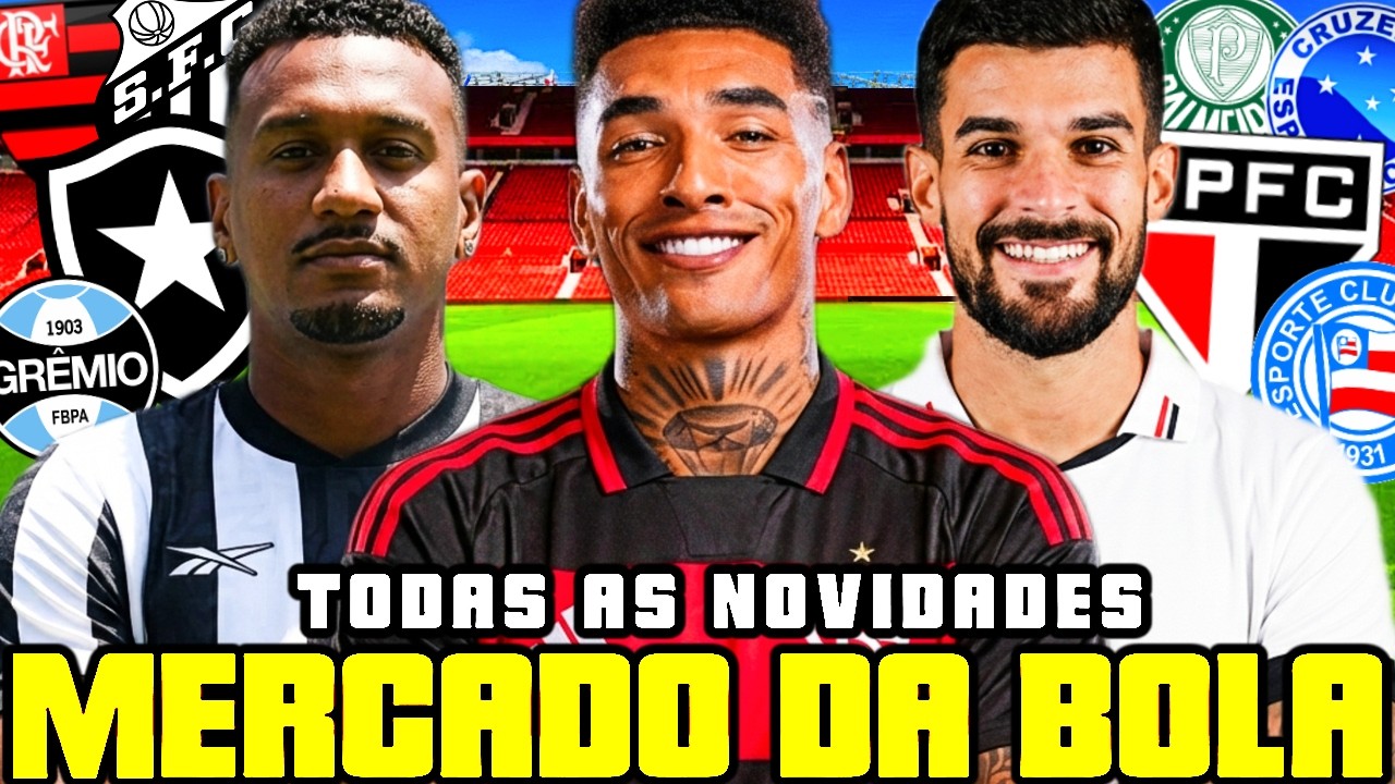NEGÓCIO FECHADO? IGOR JESUS NO FLAMENGO, CAULY NO SP E EDENILSON NO BOTAFOGO