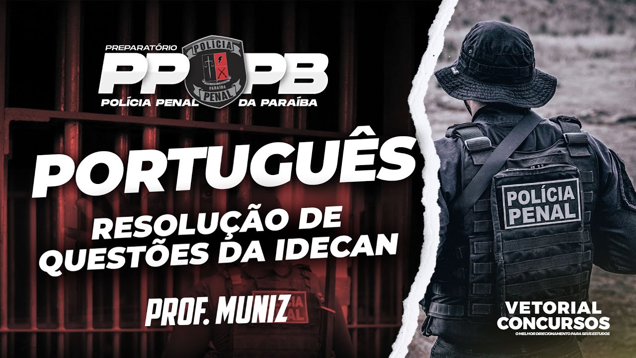 PORTUGUÊS  - Resolução de Questão｜ PPPB  |  Prof. Muniz
