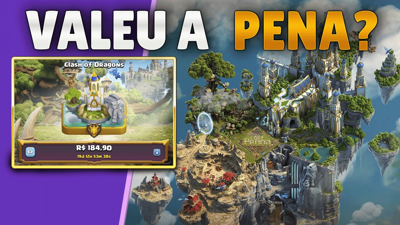 COMPREI a PRIMEIRA PAISAGEM LENDARIA do CLASH OF CLANS!!
