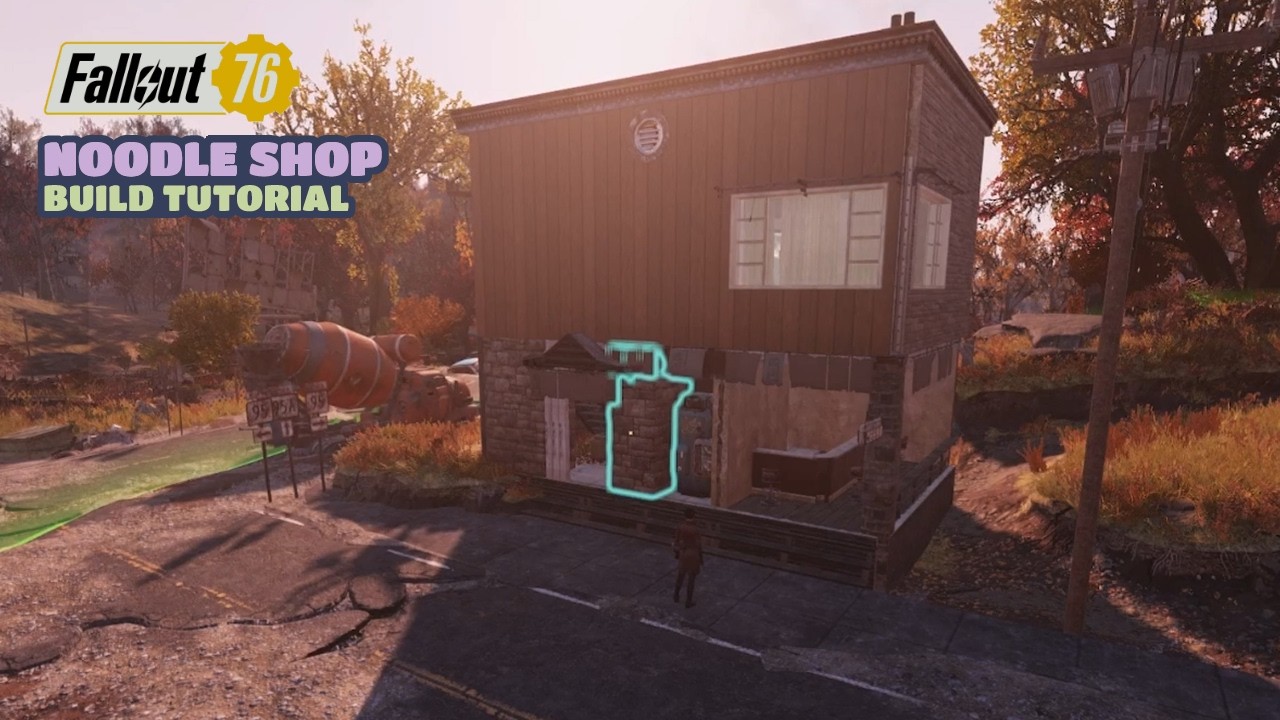 Noodle Shop Build Tutorial | Fallout 76