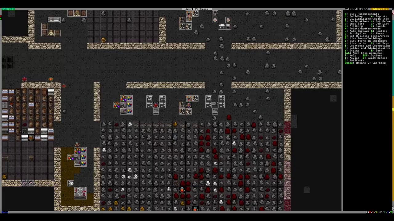 Dwarf Fortress Livestream: Shovedshot Part 1