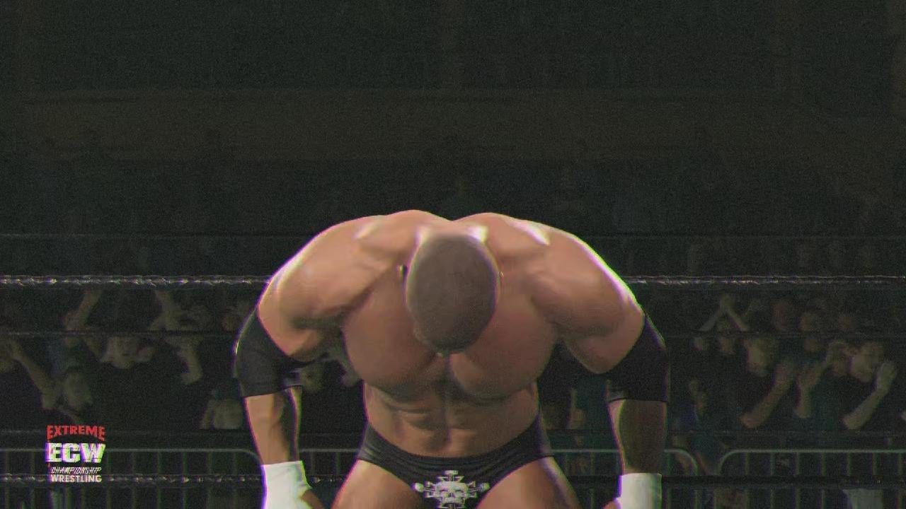 WWE 2K25_ECW: Roman Reigns v Chris Benoit v Triple H