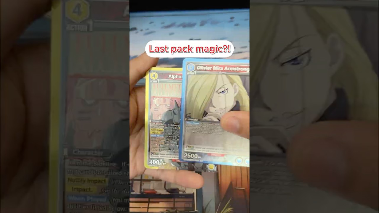 Last pack magic?! Union Arena Fullmetal Alchemist - Episode 15 