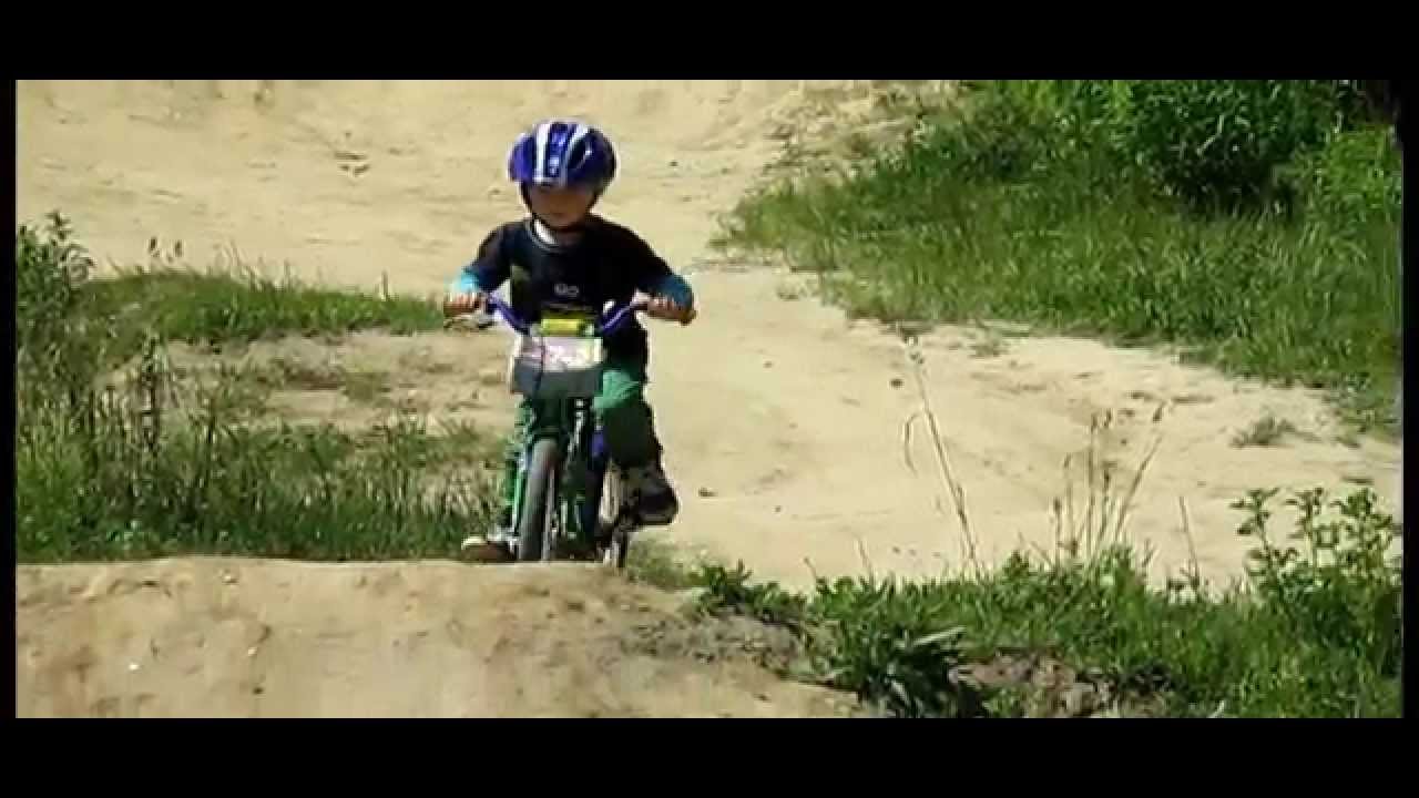 Cross-Radrennfahrer mit 5 Jahren