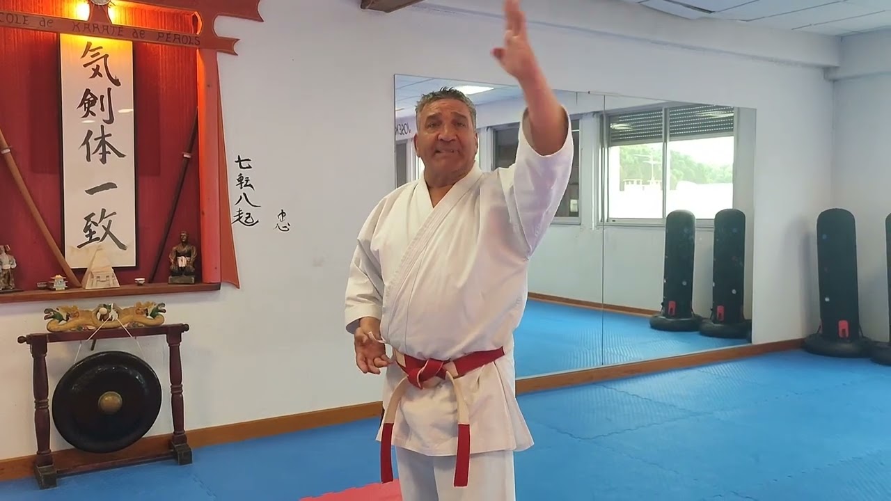 Bunkai heian nidan (Senseï Mario Marcou 8 ème dan et Franck Marcou 3 ème dan) E.K.Pérols