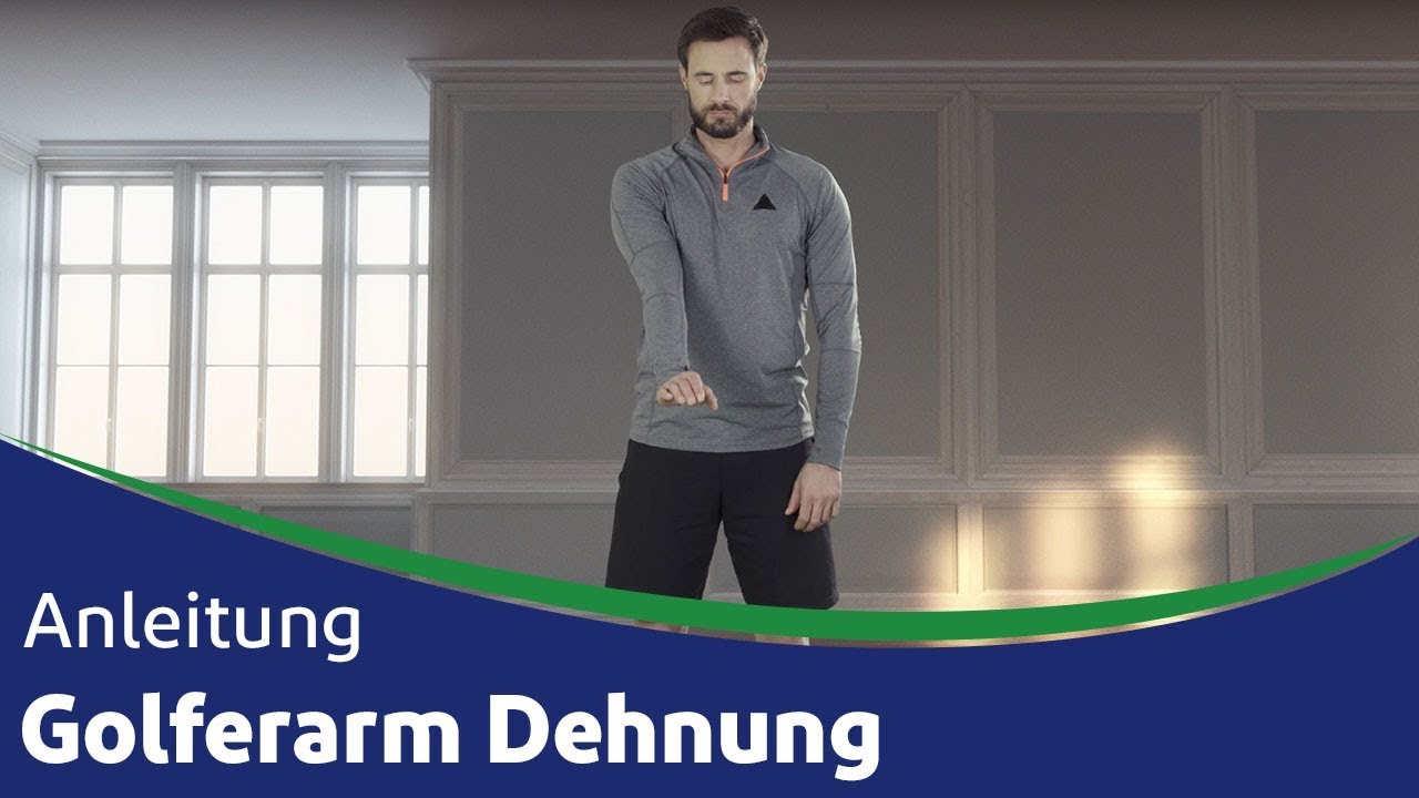 Golferarm Dehnung - Anleitung