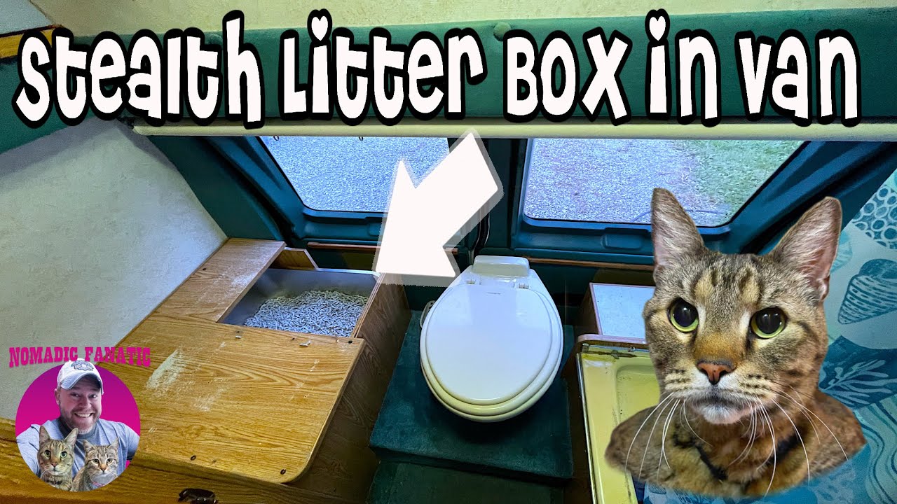 Campervan Litter Box, Fridge INSTALLED, & More Van Upgrades ~ 85% Done