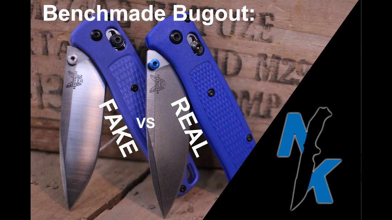 Сравнение и разборка китайских подделок Benchmade Bugout