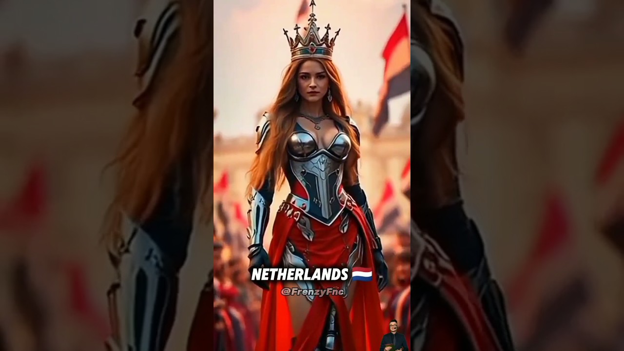Queens As Countries Worldwide👑🔥 Pt2 #shorts #ai #queen #country #worldwide