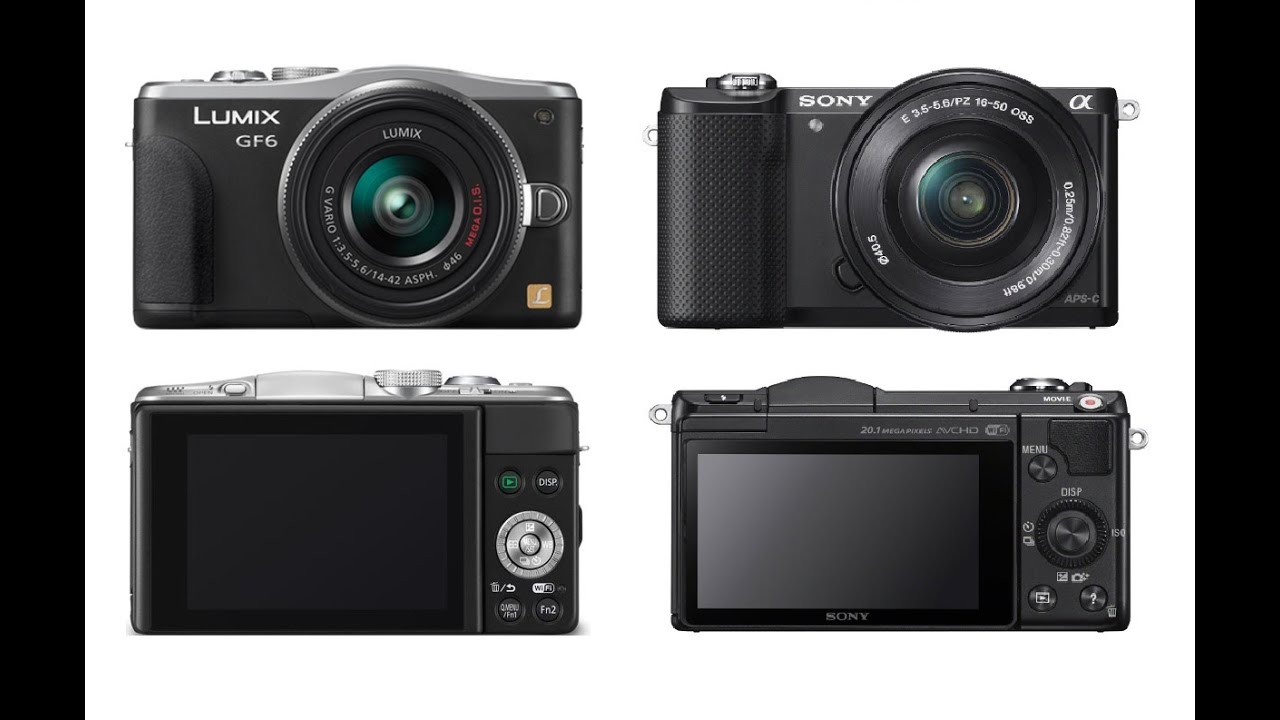Panasonic DMC-GF6 vs Sony α5000 w current price