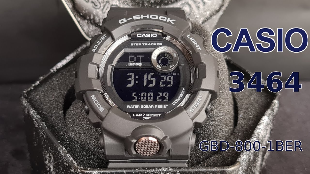 Casio watch GBD 800 1BER Unboxing Unpacking and review. New model