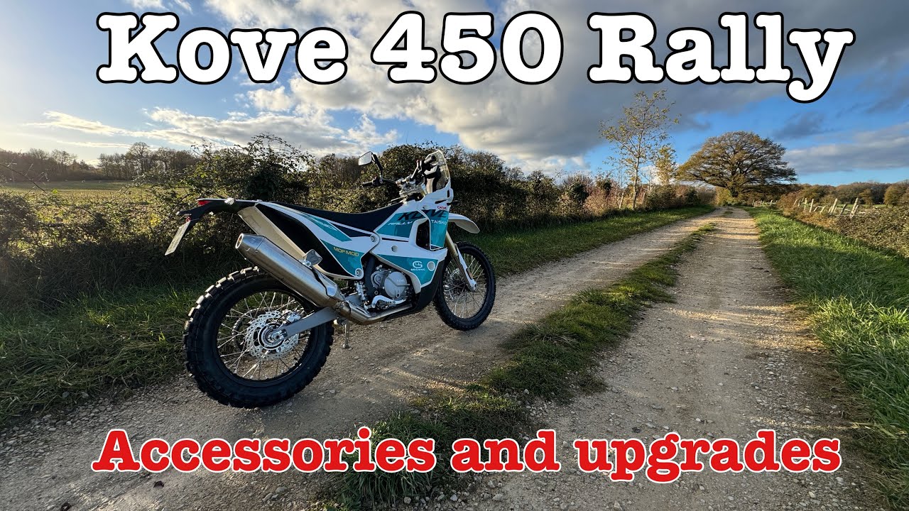 Kove 450 Rally. Аксессуары и улучшения.