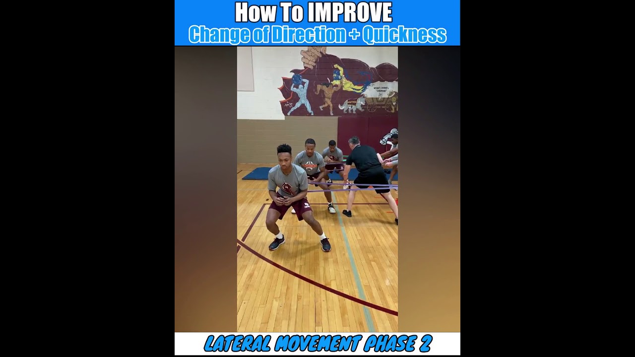 How To IMPROVE Change of Direction ⚡️ Lateral Quickness |  Band Resistance Lateral Movement PHASE 2
