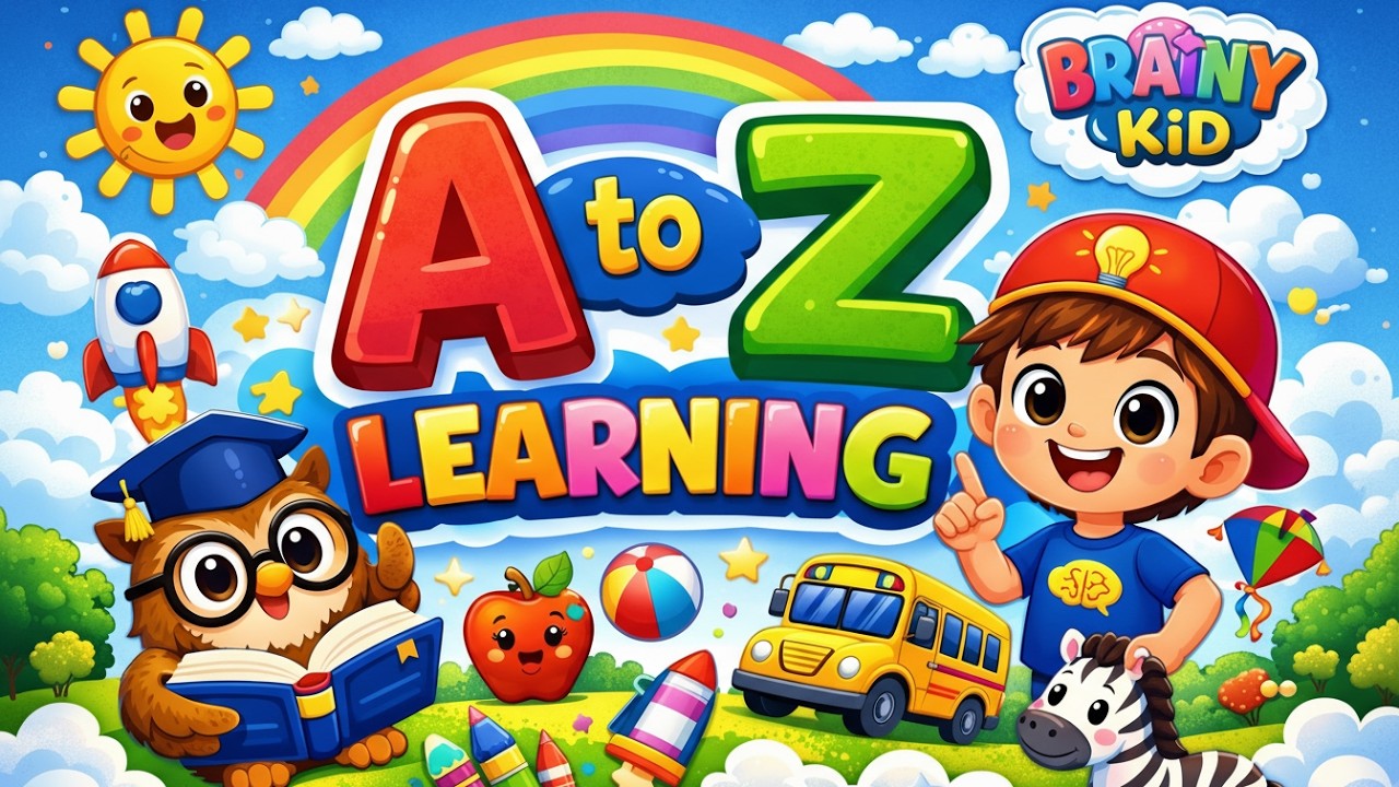 A to Z alphabet learning | kids learning video#educationalvideo #preschoollearning #learning