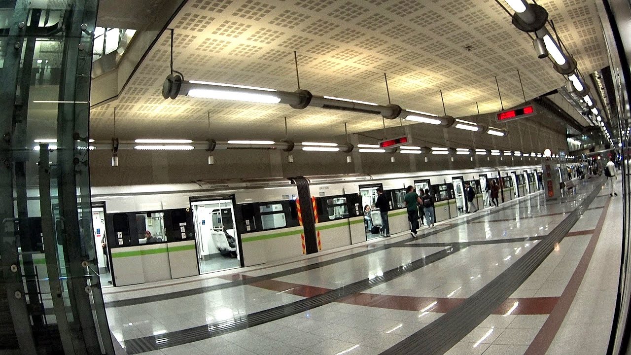 Athens Metro Line 2 - HYUNDAI ROTEM Ride all Stations Anthoupoli - Elliniko - [323]