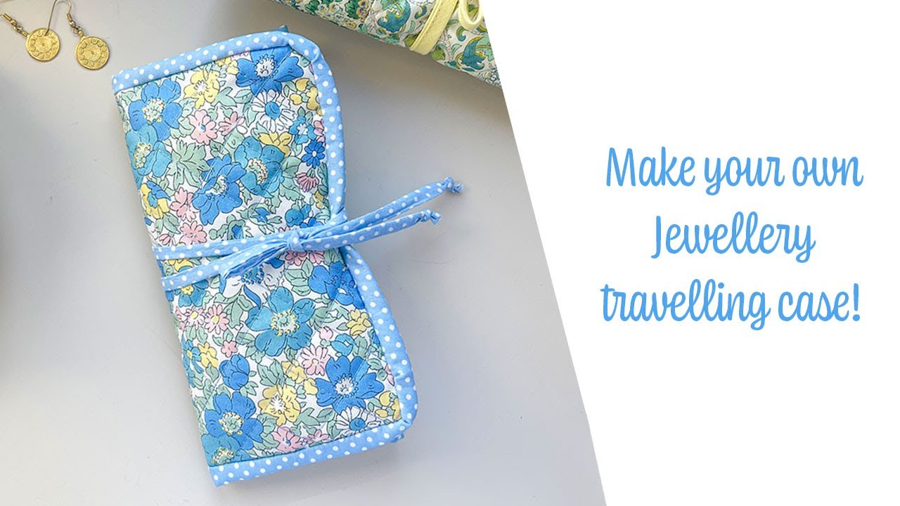 DIY- Travel Jewelry case - Sewing tutorial