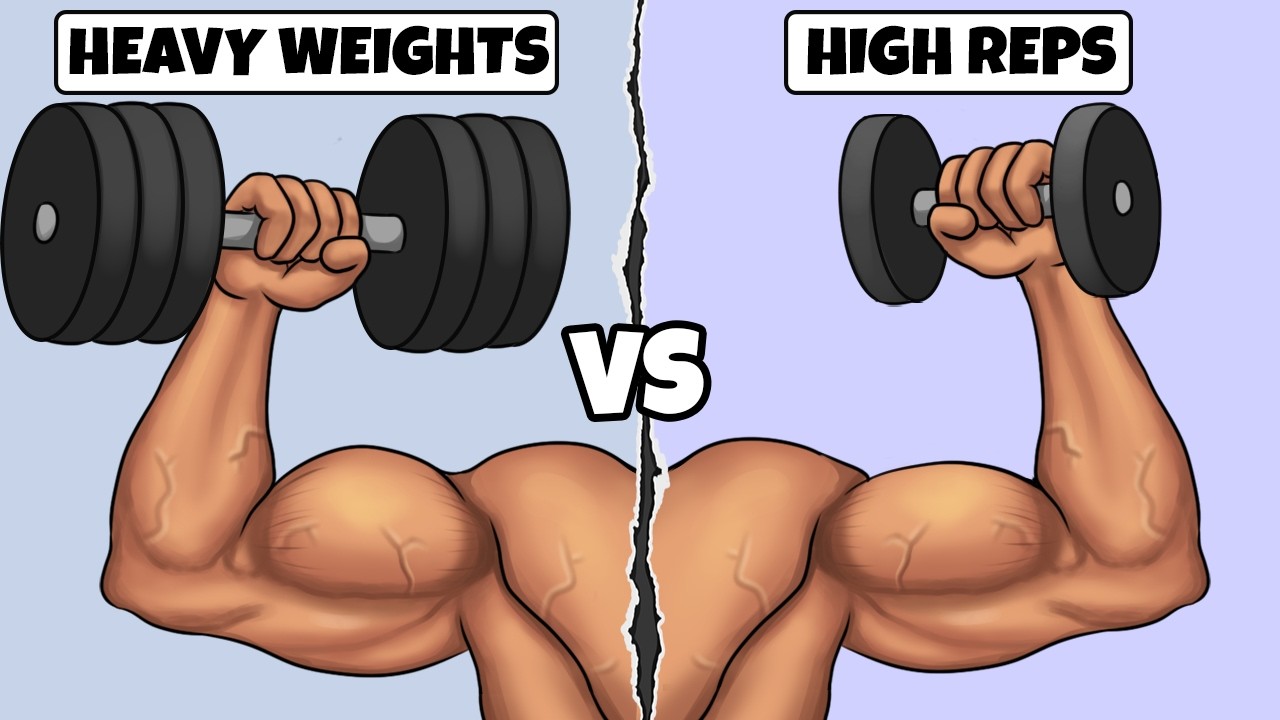 High Reps VS Heavy Weights: Which One Builds More Muscle?