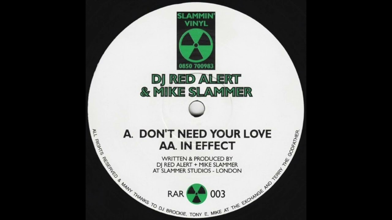 DJ Red Alert & Mike Slammer - Don't Need Your Love [1993]