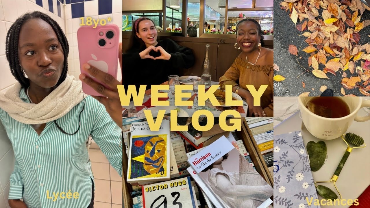 Une semaine au lycée en automne🌟🧺🍂 *la dernière semaine avant les vacances* | Weekly vlog