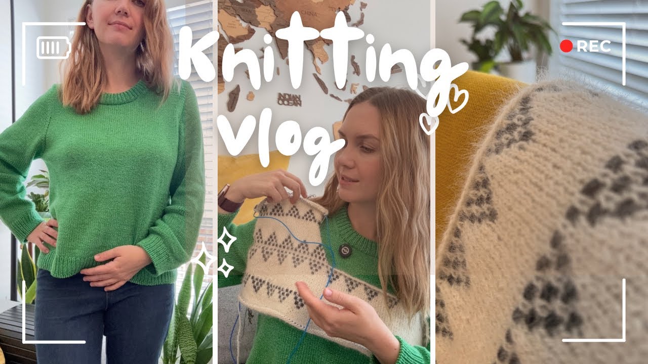 💚Lyon sweater от PetiteKnit 🧶джемпер из собаки! Новые спицы, процессы