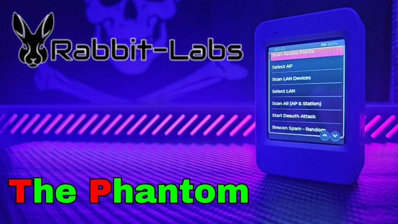 Практический опыт работы с Rabbit Labs Phantom ESP32 | Прошивка Bruce, Marauder и Ghost