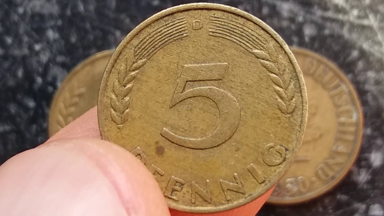 5 PFENNIG 1950 DEUTSCHLAND (Value,Worth On Description Section Under the video)