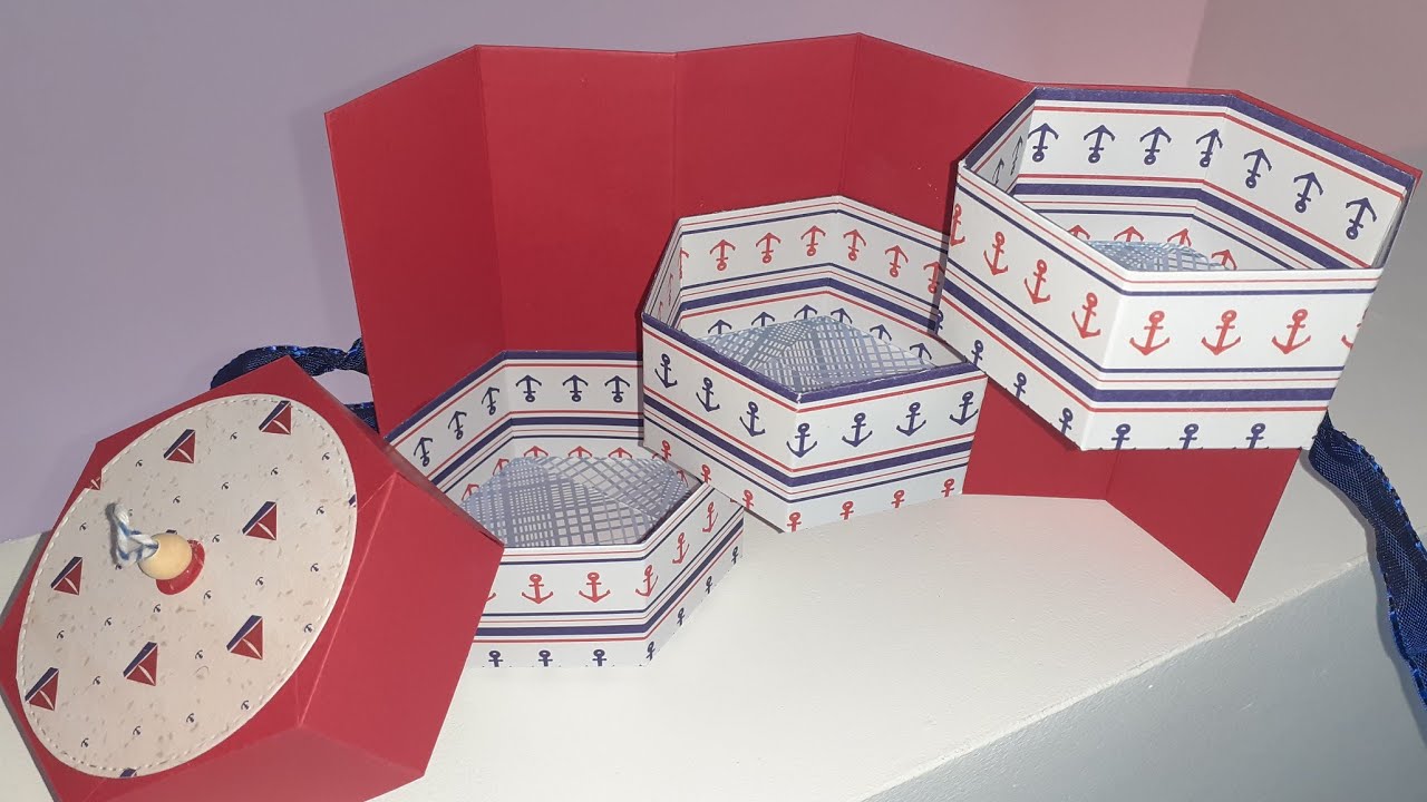 Tuto boite escalier hexagonale.