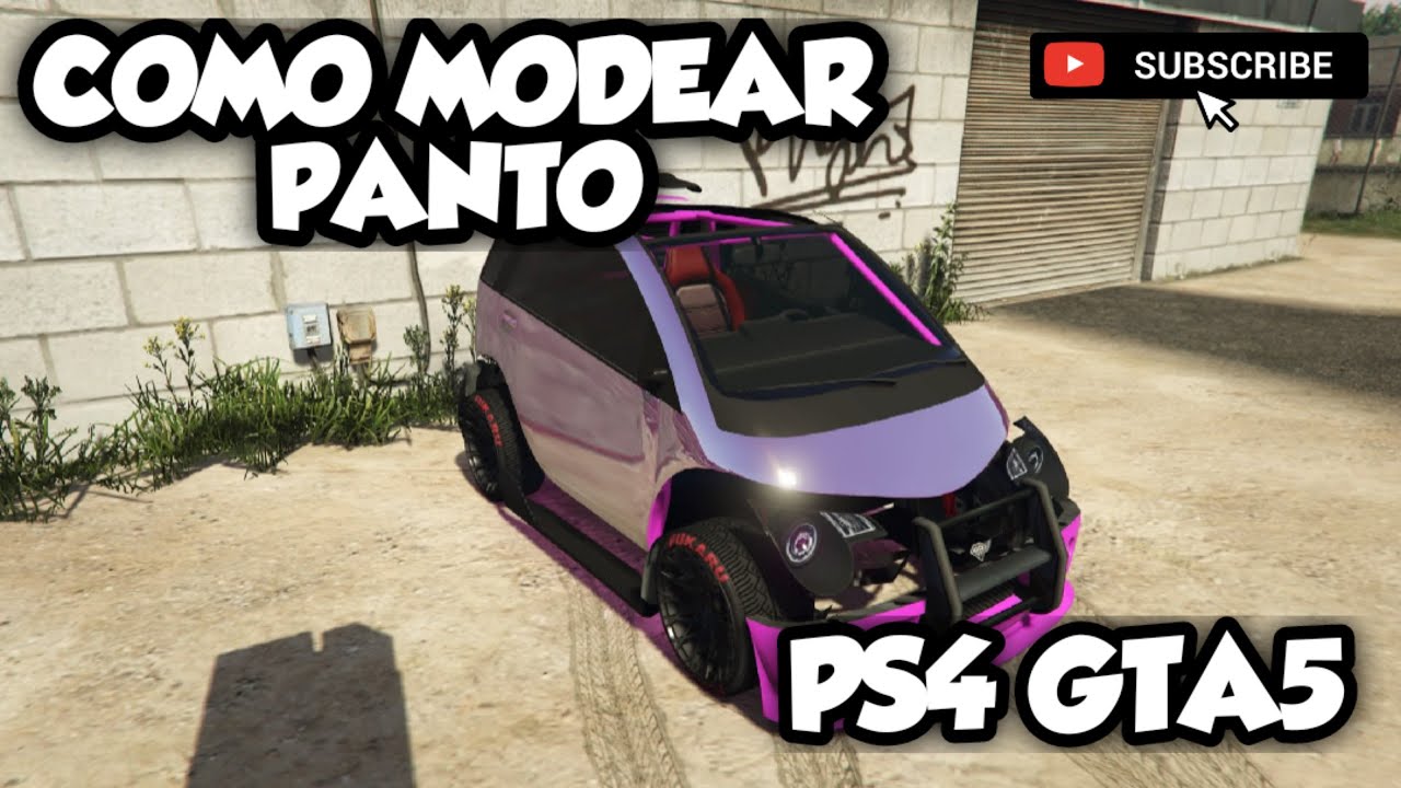 ‼️COMO MODEAR PANTO FULL GTA5 PS4 TODO INVISIBLE‼️