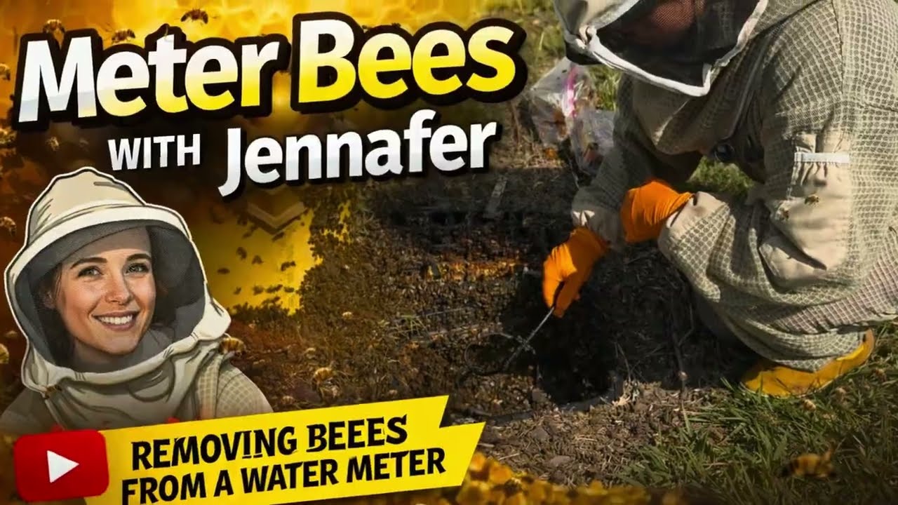 Meter Bee Removal with Jennafer