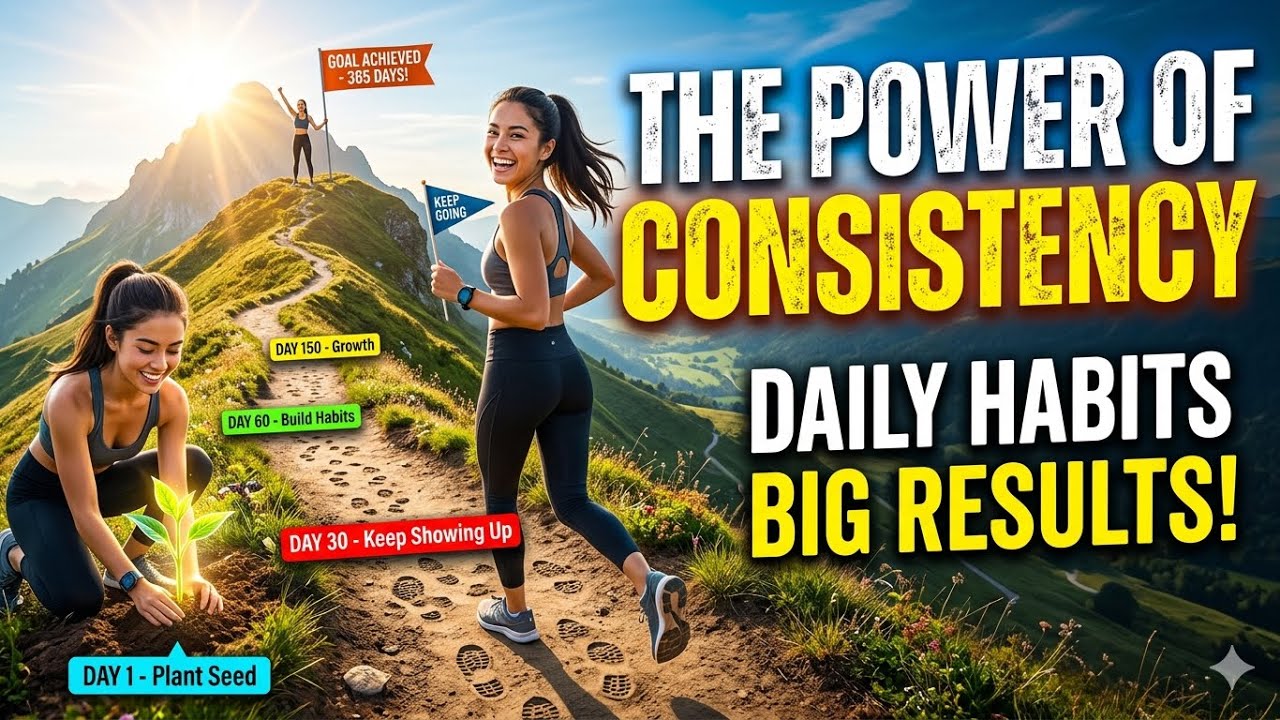 Power of Consistency 🔥 | Small Daily Actions, Big Life Change#consistency#youtube#viral 
