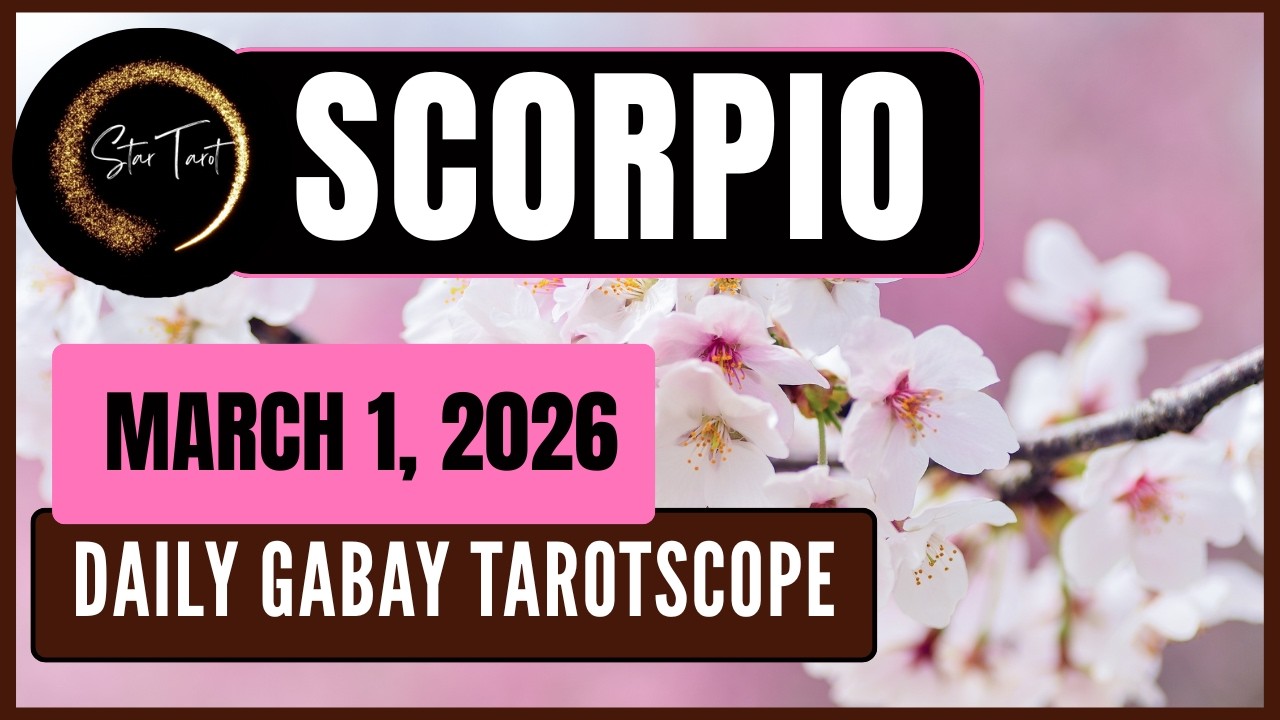 ANO'NG KAILANGAN MONG MALAMAN NGAYON SCORPIO MARCH 1, 2026  💫DAILY GABAY TAROTSCOPE