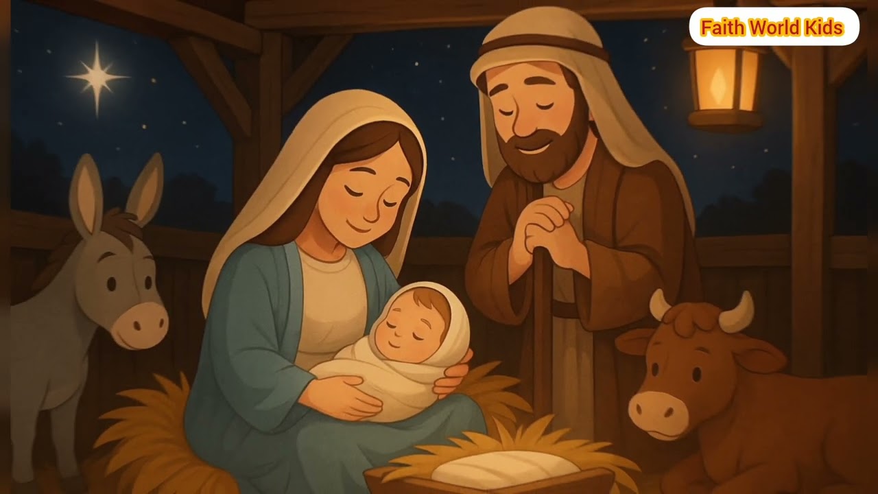 The Birth of Jesus | The First Christmas Story for Kids | Faith World Kids | Daily Bible Stories 