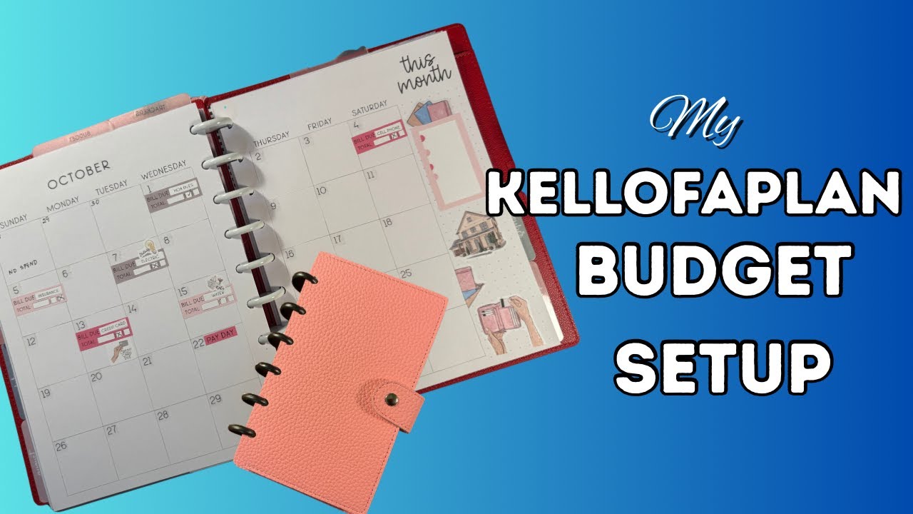 Budgeting System Setup—My Kellofaplan Planner & Cash Envelope System