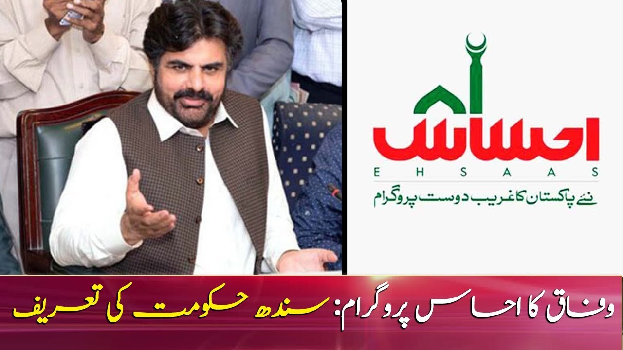 Nasir Hussain Shah says we support Ehsaas Program