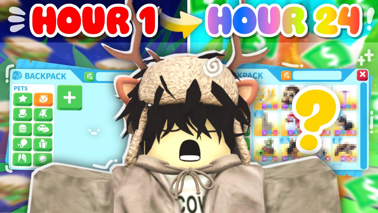 STARTING OVER with NOTHING in Adopt Me! (DAY 1)