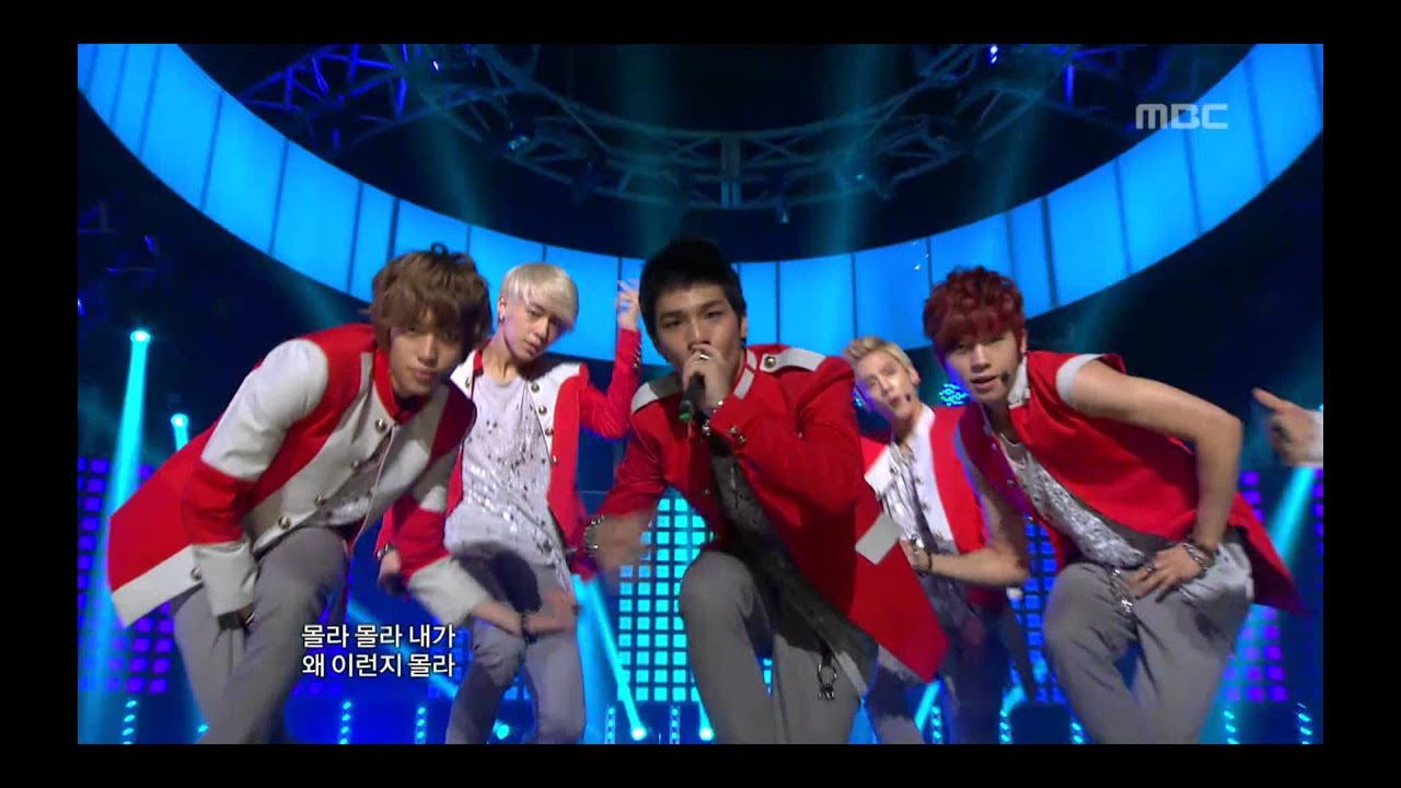TEEN TOP - Be ma girl, 틴탑 - 나랑 사귈래, Music Core 20120825
