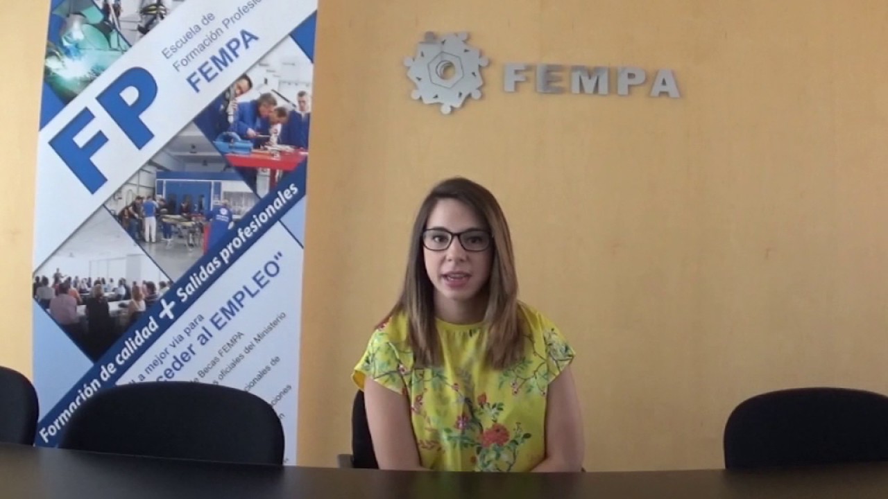 Testimonio de Raquel Calvo alumna de la Escuela de FP de FEMPA