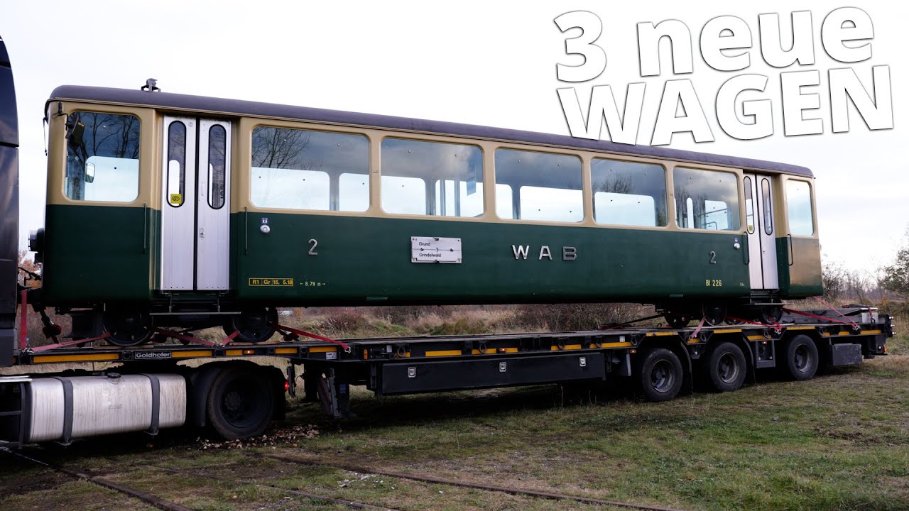 Neue Wagen für die Museumsfeldbahn Leipzig Lindenau