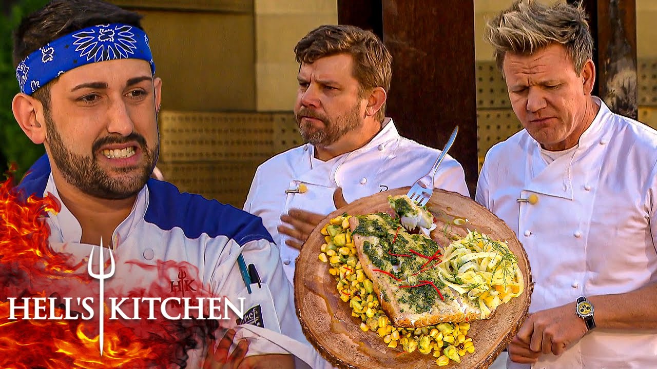 Cook On Wood Challenge Gets Rated By Chef Ramsay | Hell's Kitchen
