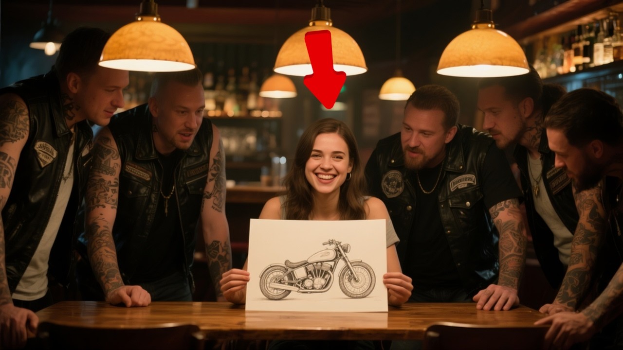 Armless Girl Drew the Impossible — The Artwork Made Every Biker in the Room Break Down