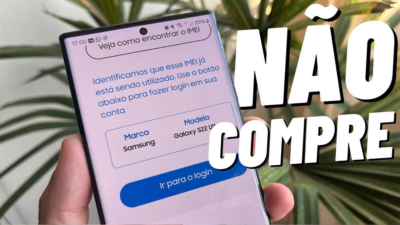 URGENTE: N&Atilde;O COMPRE nenhum CELULAR SAMSUNG USADO Sem Ver Este V&Iacute;DEO!