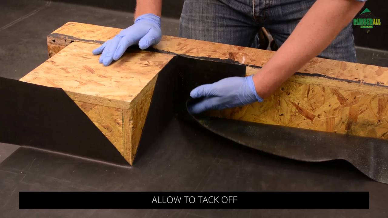 How to Install a Rubber Flat Roof - Part 5 - Internal and External Corner Details