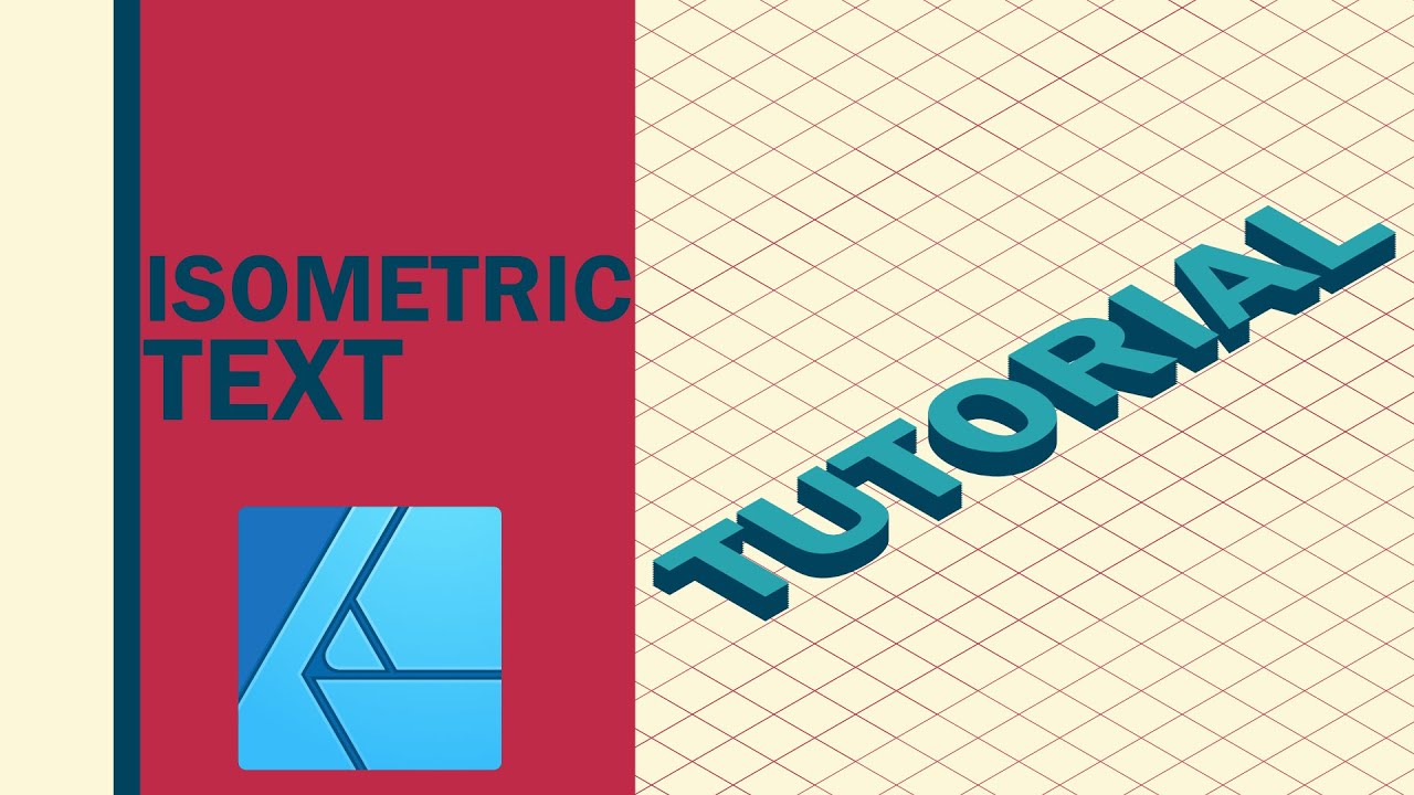 Beginner's Guide To Isometric Text in Affinity Designer