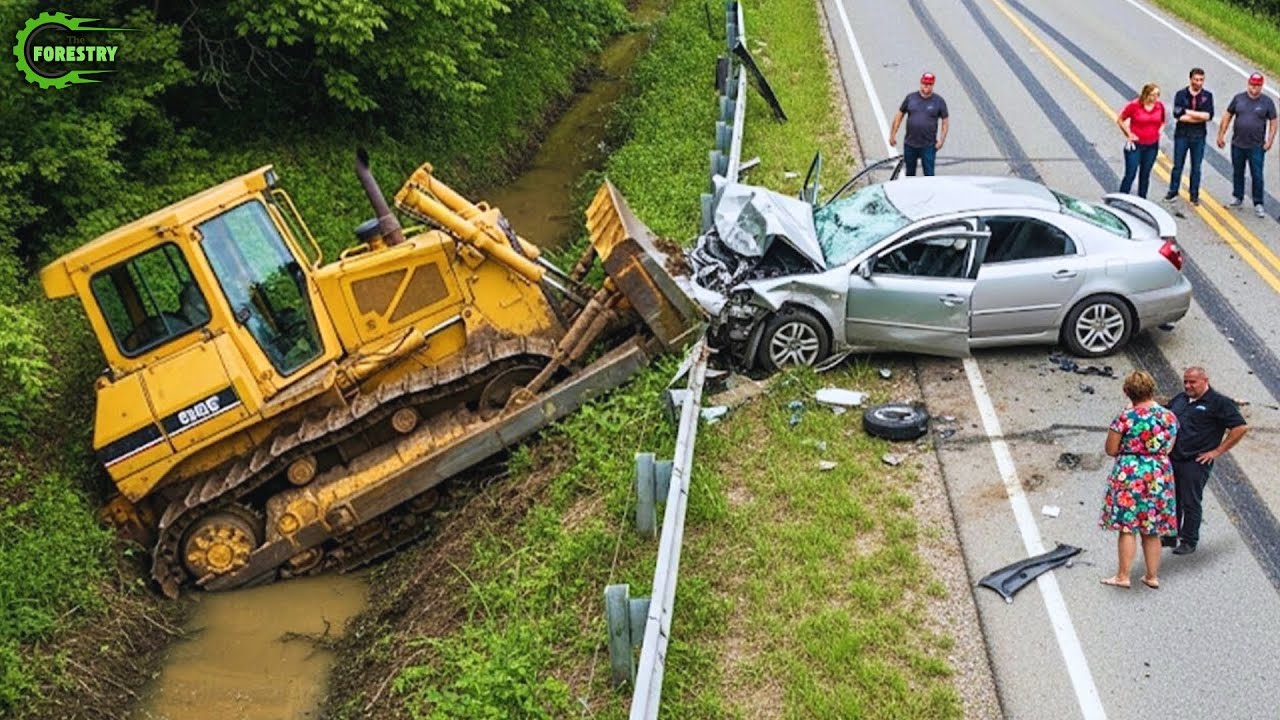 Jaw-Dropping Bulldozer Operator Skills So Crazy You’d Think They’re Fake! #10