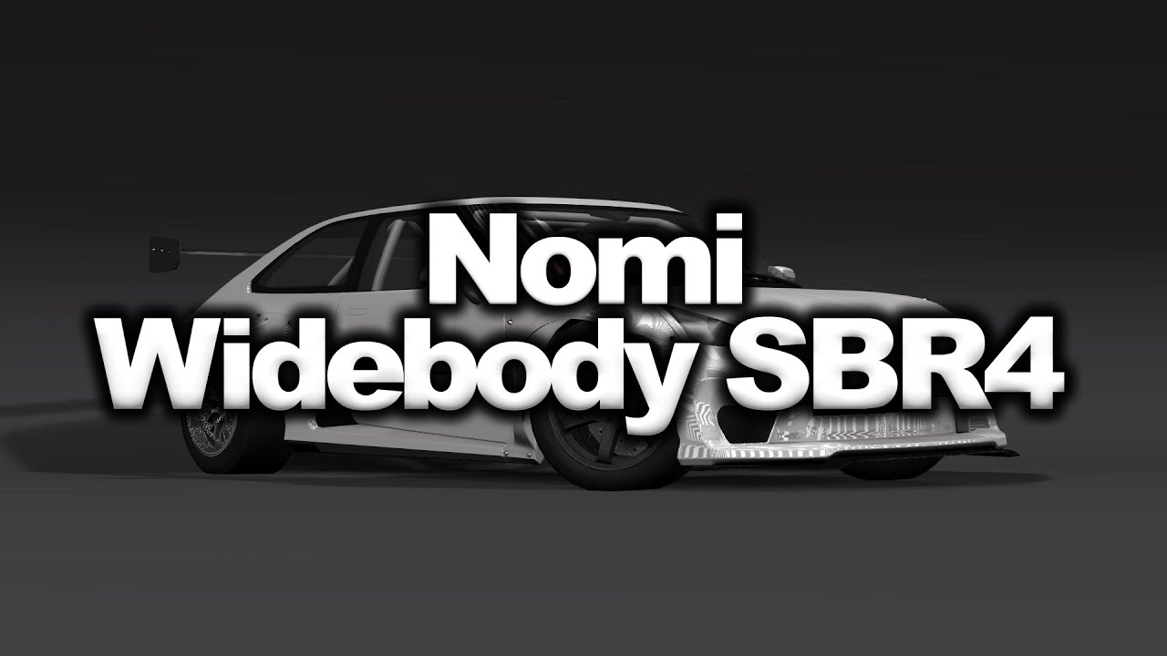 Nomi Widebody SBR4 | BeamNG.drive Car Showcase #3 (1080p, 60FPS)